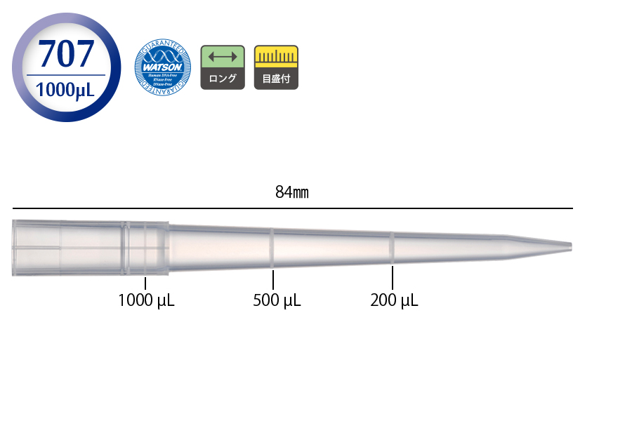 玉崎包邮日本WATSON移液器吸头123R-757CS